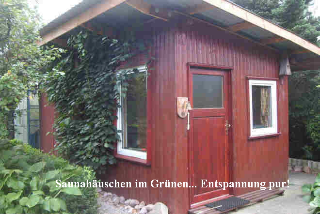 Saunah�uschen im Gr�nen... Entspannung pur!